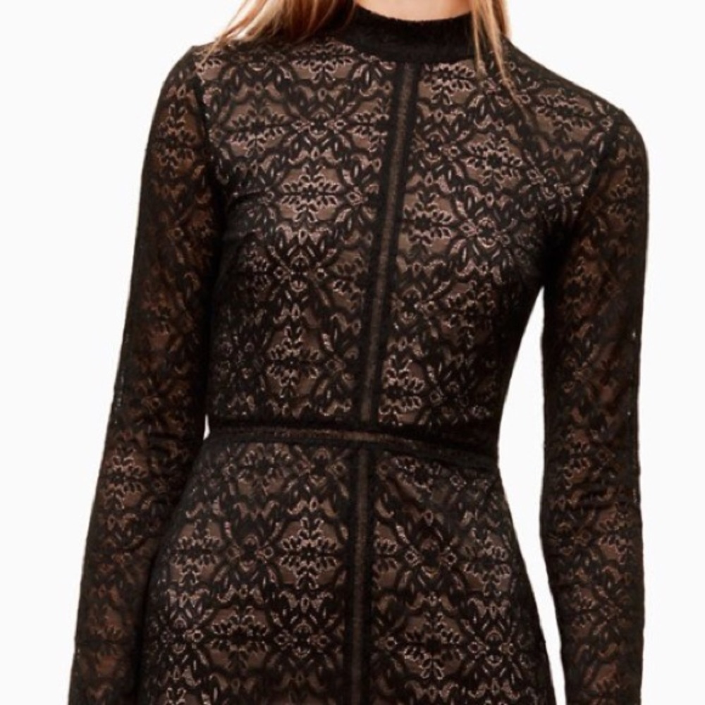 Lace black dress